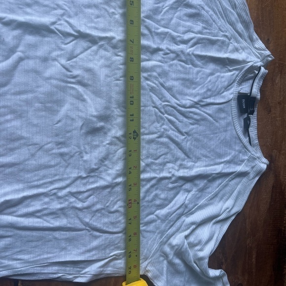 HUGO Boss beige long sleeve shirt size medium - Picture 6 of 7